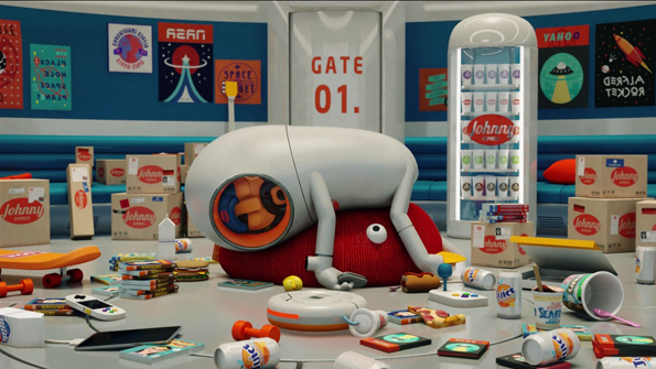 Краток анимиран филм: Вселенскиот поштар Џони