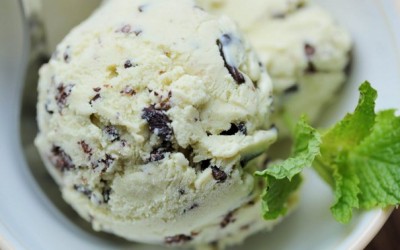 Домашен сладолед од ментол