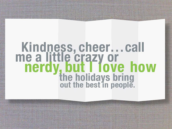Добрина, веселба, наречи ме луд/а или бубалица, но сакам што празниците го будат најдоброто кај луѓето.