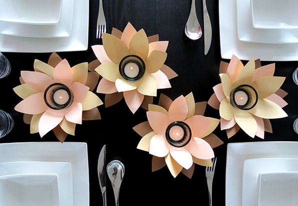 Направете сами: цветни украси за свеќи за пријатен амбиент