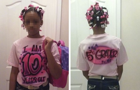 Татко ја натерал својата 10-годишна ќерка да носи облека која ќе ја казни поради тоа што флертувала онлајн