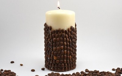 Направете сами: Миризлива свеќа од ванила со зрна од кафе