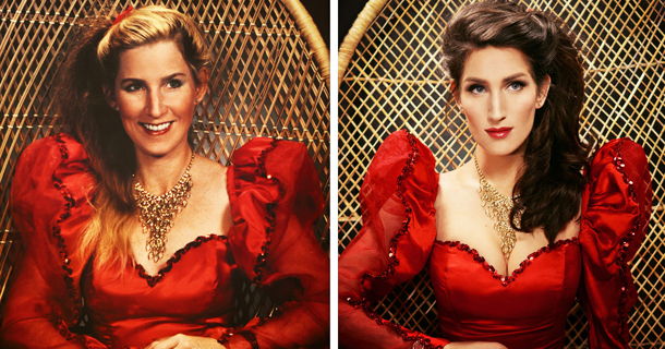 Оваа фотографка совршено ги обновува старите семејни портрети