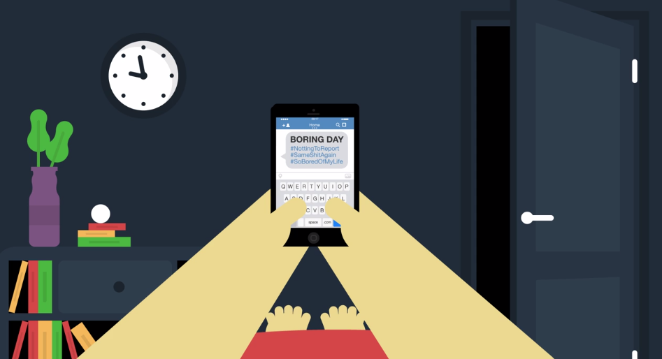 Господин Селфи – краток филм кој ја прикажува реалноста на нашата опседнатост со смартфоните