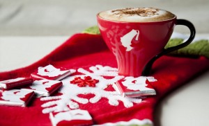 Празнична шолја кафе за добро расположение