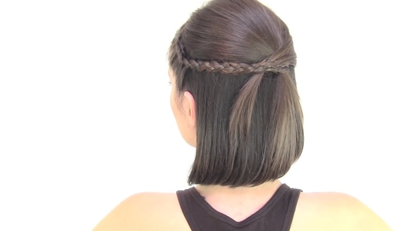 Оригинални фризури за средна и кратка должина на косата