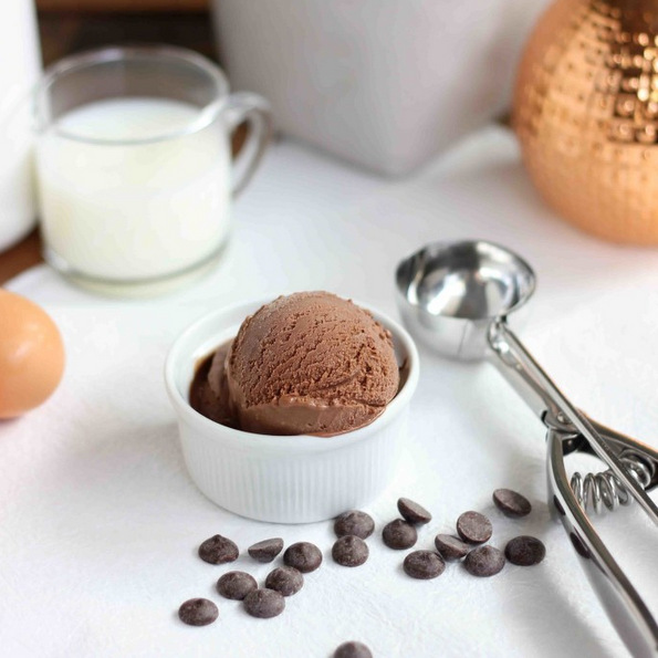 (2) Вкусен домашен чоколаден сладолед