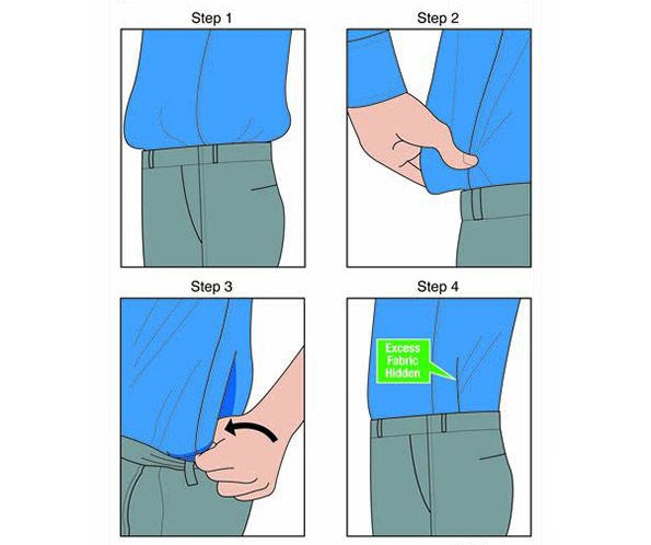 Кога и како се става кошулата во панталоните?