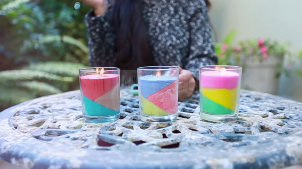 (1) Направете сами: Колоритни миризливи свеќи за вашиот дом, составени од мрсни боички