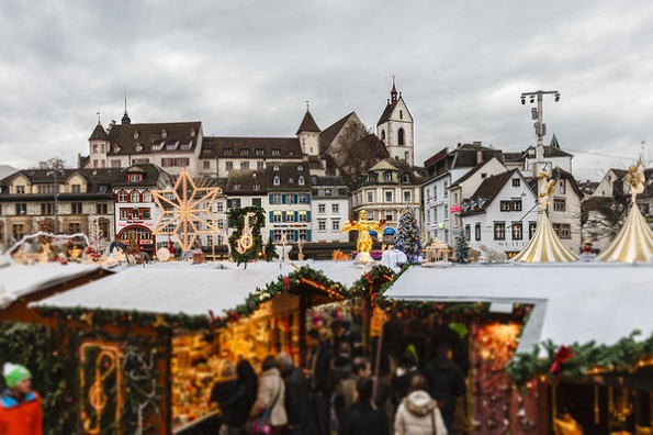 Basel at Christmas, Switzerland