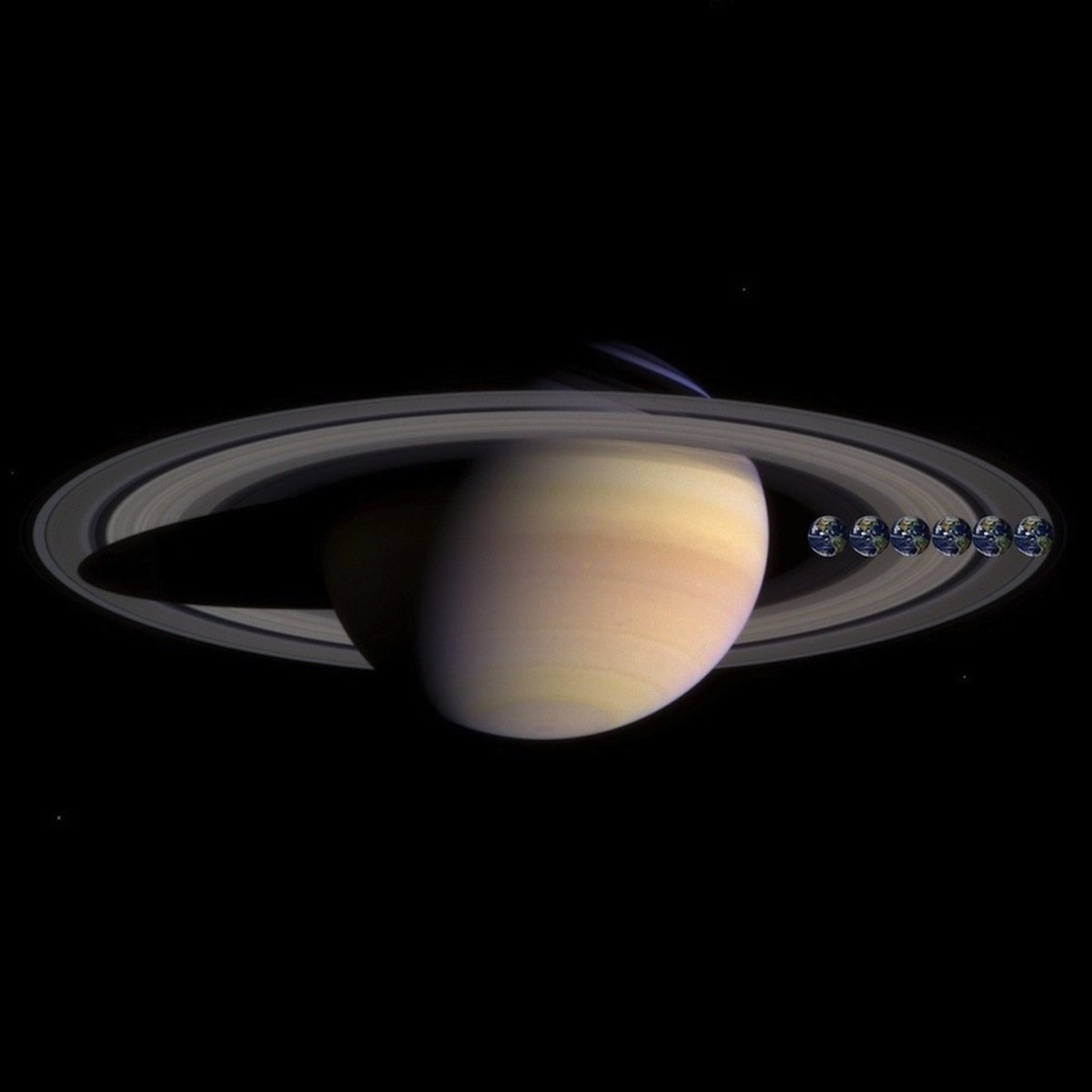 Прстените на Сатурн можат да соберат по 6 планети со големина на Земјата меѓу нив