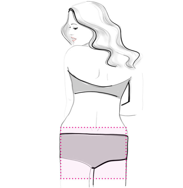 (2) Одберете ја идеалната долна облека според формата на вашиот задник