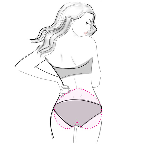 (6) Одберете ја идеалната долна облека според формата на вашиот задник