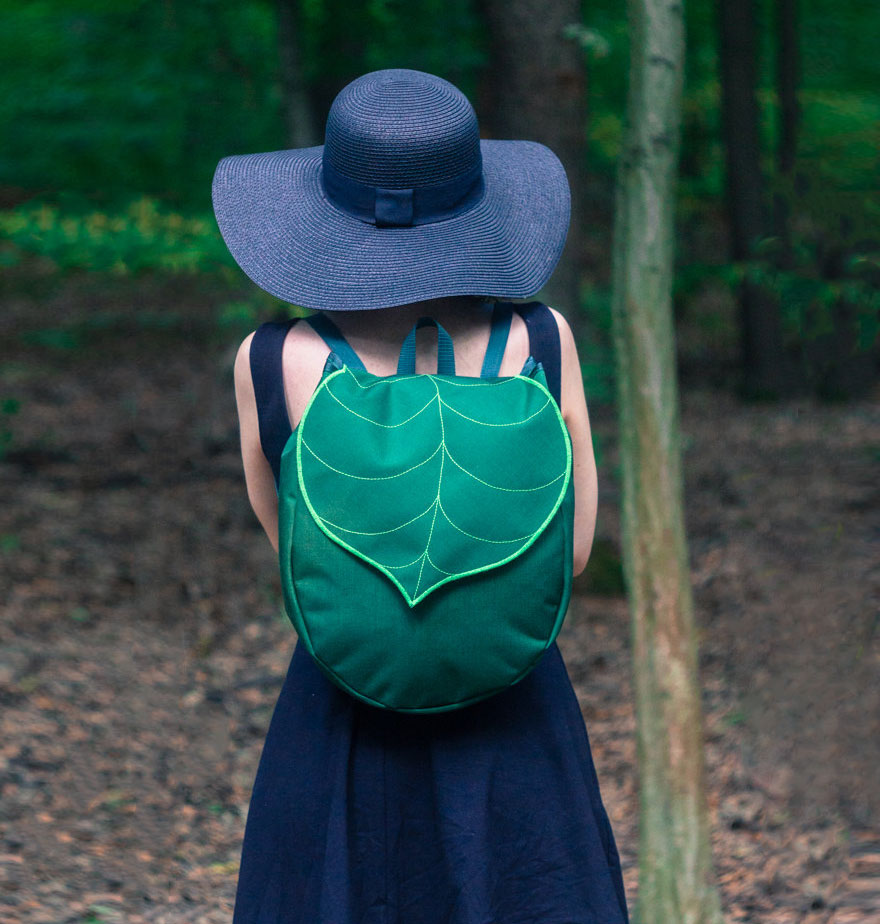 Комбинација на модата и природата: Торби инспирирани од листови