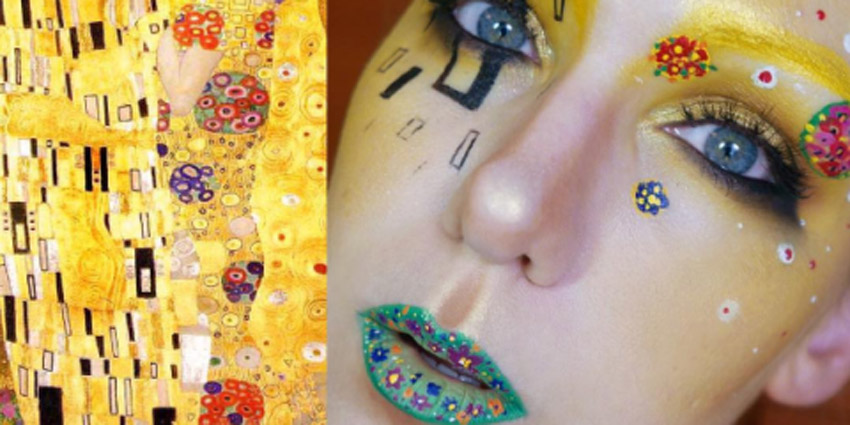 Мејкап артистка се трансформира во познати уметнички дела