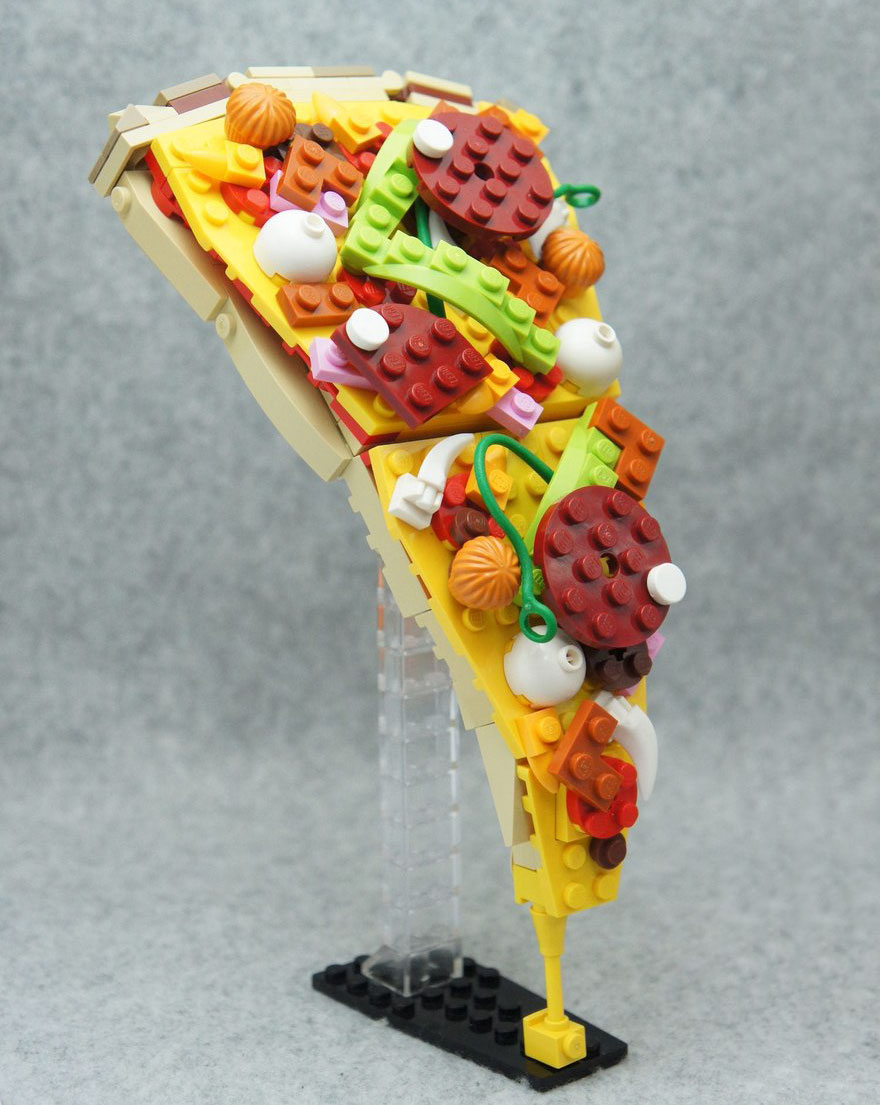 Забавната страна на уметноста: Храна изработена од Лего коцки