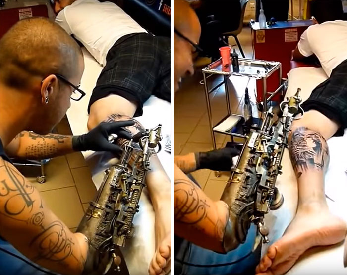 Талентиран артист за тетоважи добива втора шанса за својата работа со протеза за рака