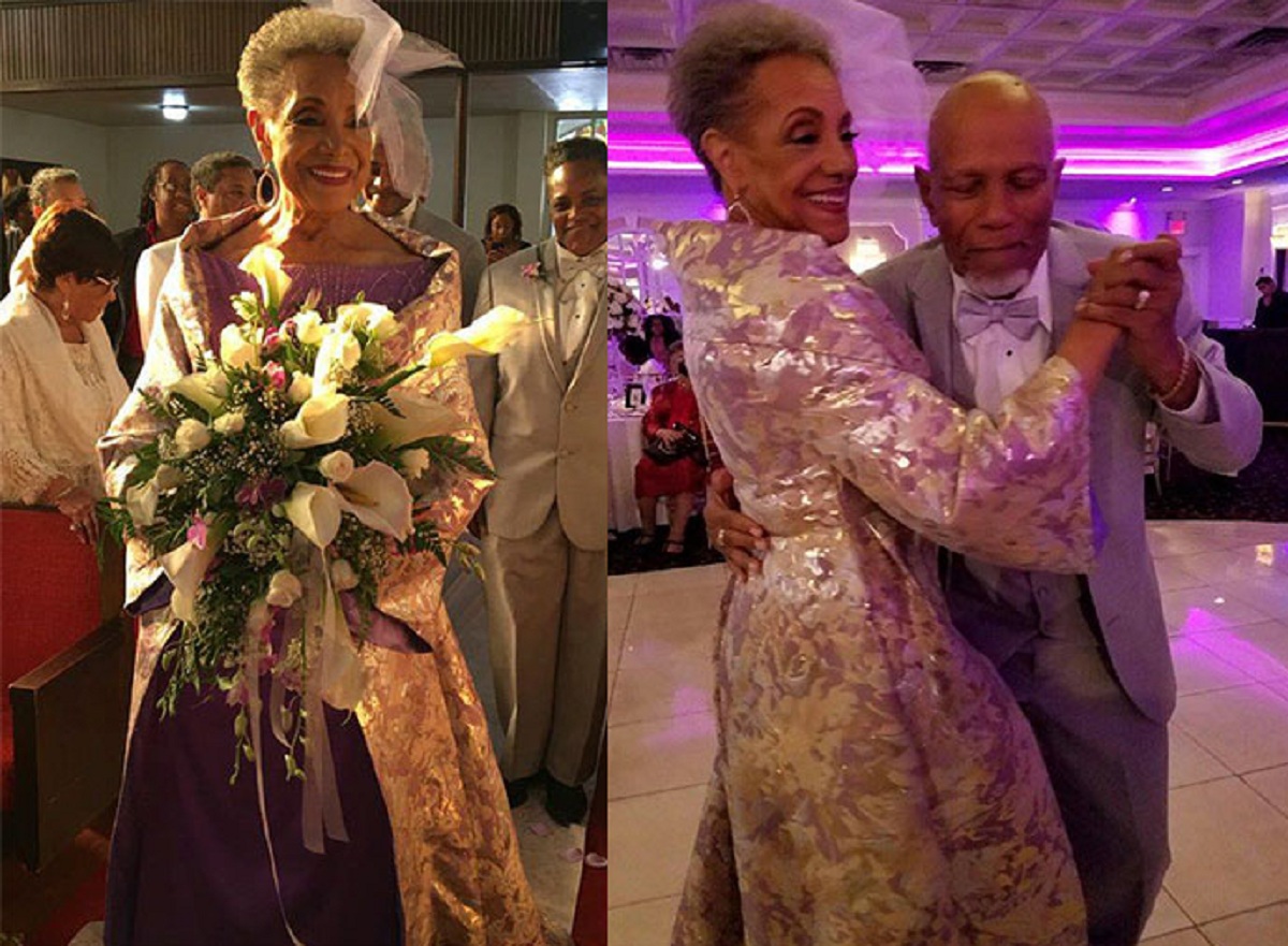 86-годишна баба се омажила во прекрасен фустан кој самата си го дизајнирала