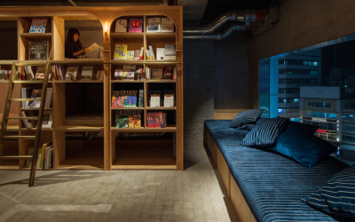 За сите љубители на читањето: Можете да спиете опкружени со 5.000 книги во новиот јапонски хостел