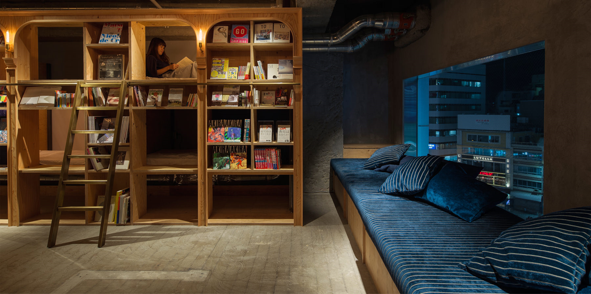 За сите љубители на читањето: Можете да спиете опкружени со 5.000 книги во новиот јапонски хостел