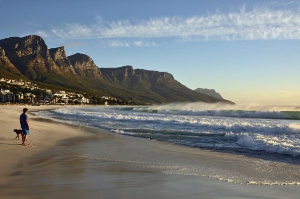 Beach of Camps Bay, Cape Town, Western Cape, South Africa, Image: 190663161, License: Royalty-free, Restrictions: , Model Release: no, Credit line: Profimedia, imageBROKER