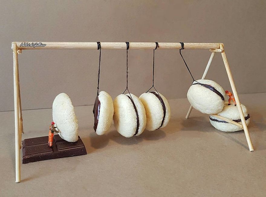 Италијански слаткар создава минијатурни светови направени од десерти