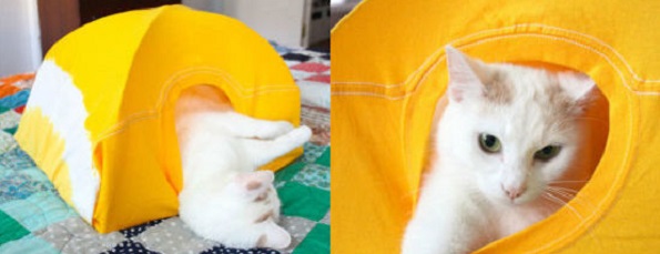 Направете сами: Шатор за вашата мачка