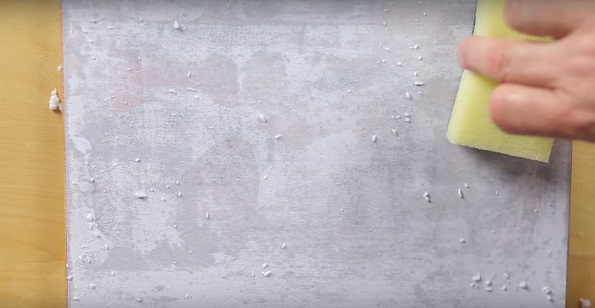 Направете сами: Фотографија пренесена на дрвена површина