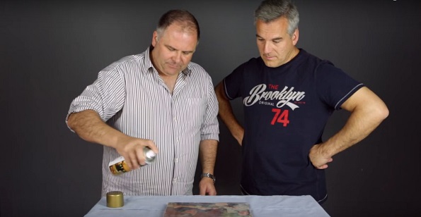 Направете сами: Фотографија пренесена на дрвена површина