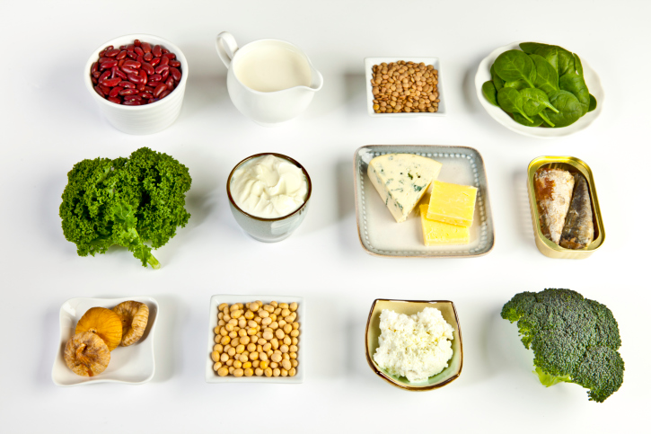Food sources of calcium