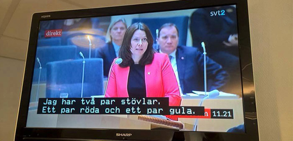 Урнебесно смешно: Шведска телевизија по грешка ставила превод од детска емисија на политичка дебата