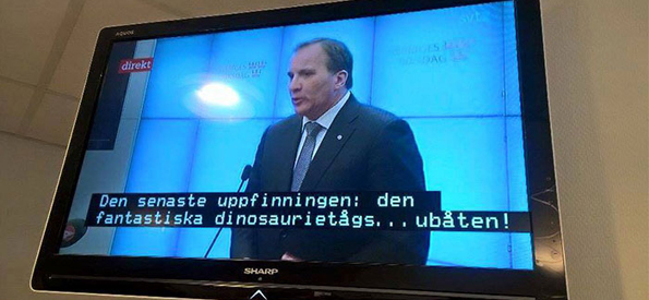 Урнебесно смешно: Шведска телевизија по грешка ставила превод од детска емисија на политичка дебата
