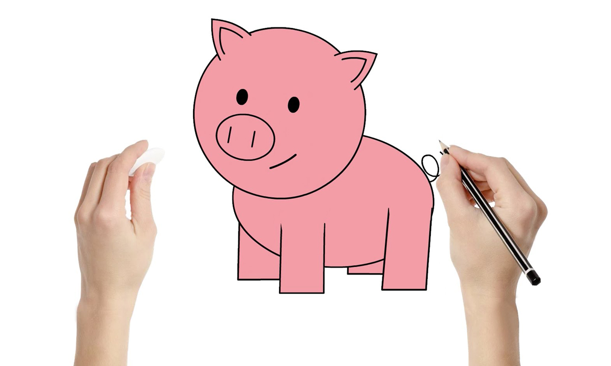 Нацртајте прасе и дознајте повеќе за вашиот карактер