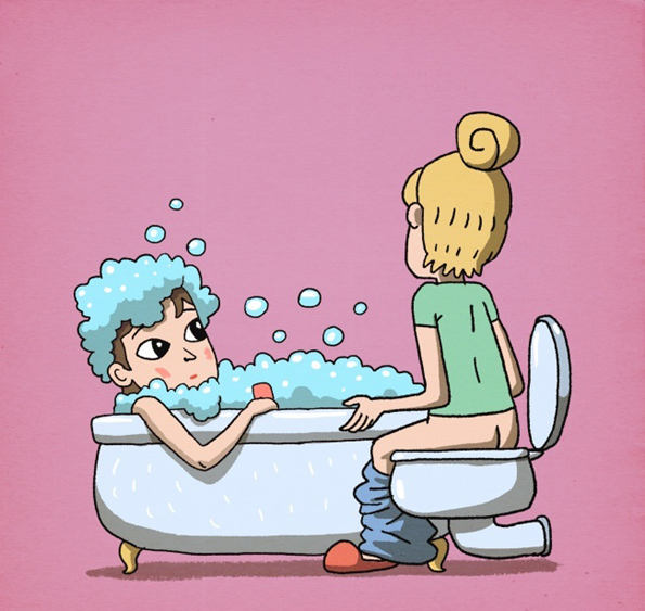 Интересни илустрации кои ќе ви покажат зошто на секоја девојка ѝ треба најдобра пријателка