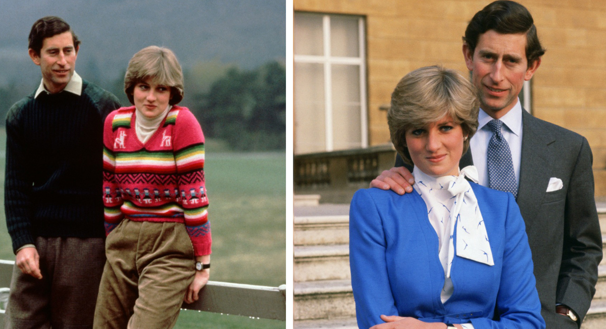 Дали забележувате нешто чудно кај фотографиите на Чарлс и Дијана?