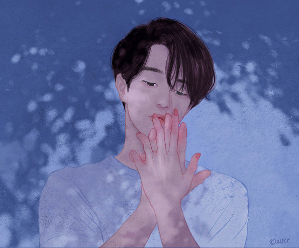 Корејски илустратор на реалистичен начин ја доловува нежноста и интимноста помеѓу вљубените