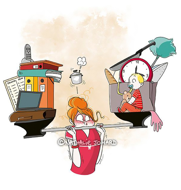 Комични и реалистични илустрации: Како изгледа животот на мајките?