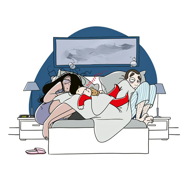 Комични и реалистични илустрации: Како изгледа животот на мајките?