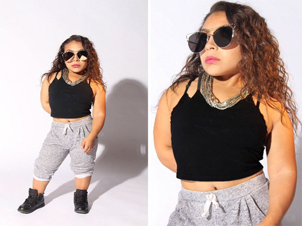 Оваа моделка која е висока само 101 центиметар ги руши сите стереотипи во модната индустрија