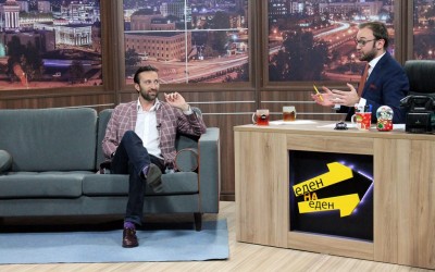 Ќе има смеење: Сашко Коцев гостин во „Еден на Еден“ (ВИДЕО)