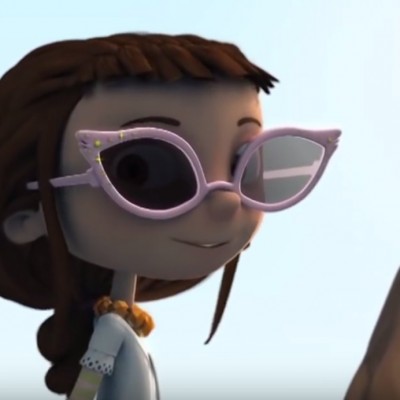 Краток анимиран филм за девојчето кое се обиде да го украде сонцето