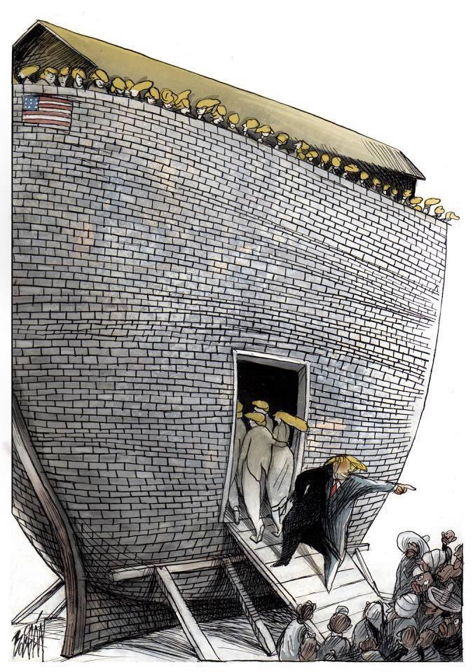 Илустрации кои покажуваат како главата на општествата владее со нивните срца