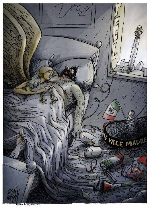 Илустрации кои покажуваат како главата на општествата владее со нивните срца