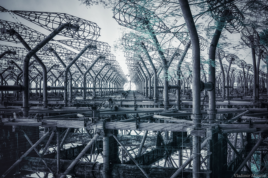 Морничави фотографии од Чернобил со инфрацрвен филтер