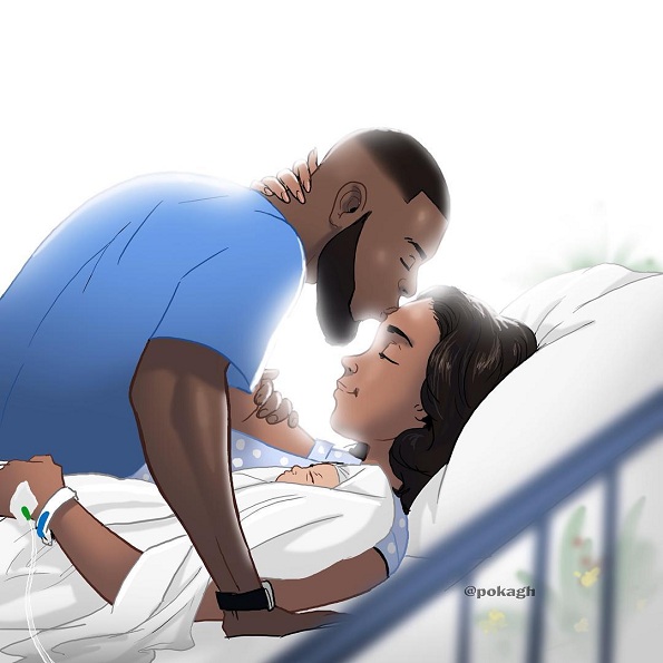 Илустратор од Гана создава илустрации што сите парови ќе ги разберат