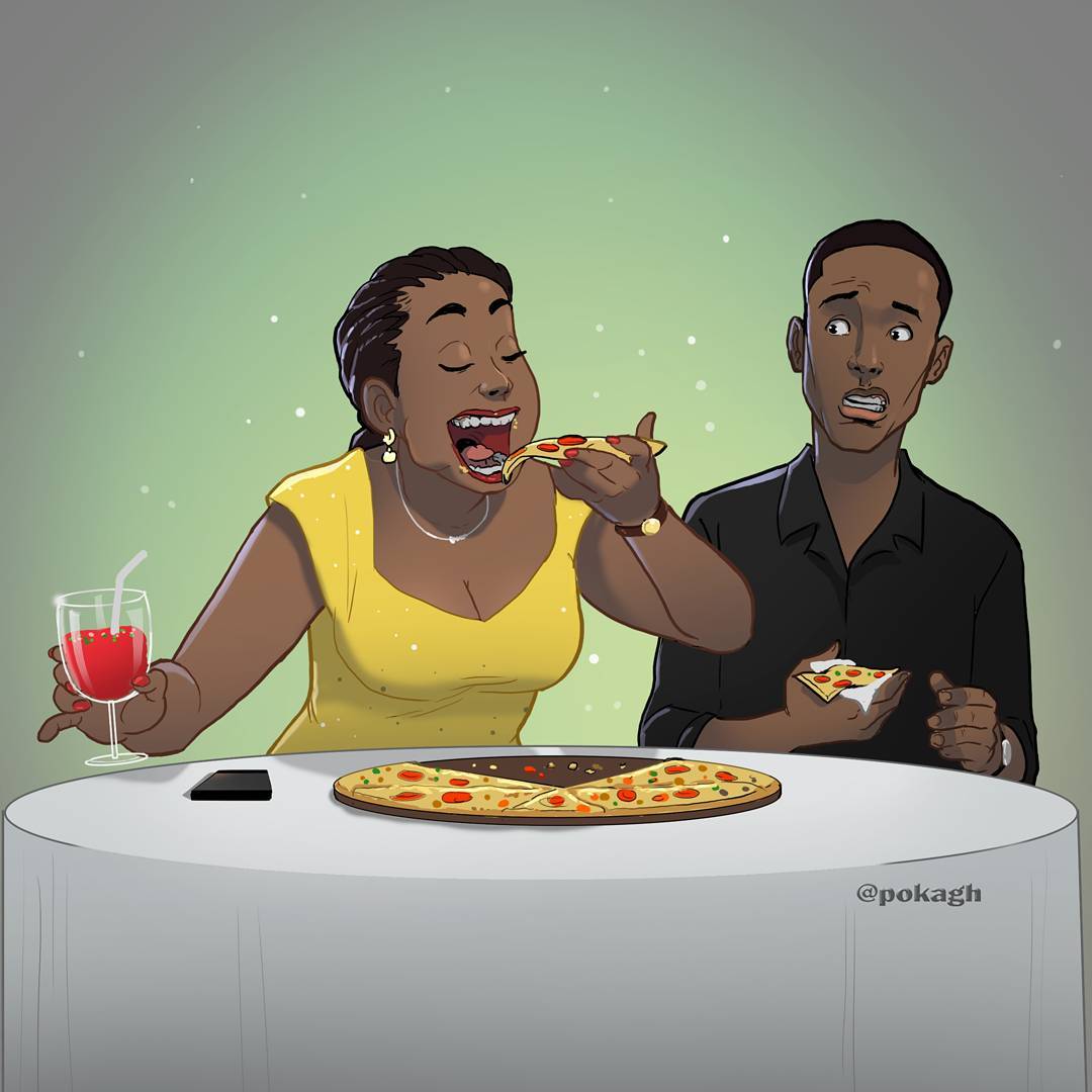 Илустратор од Гана создава илустрации што сите парови ќе ги разберат