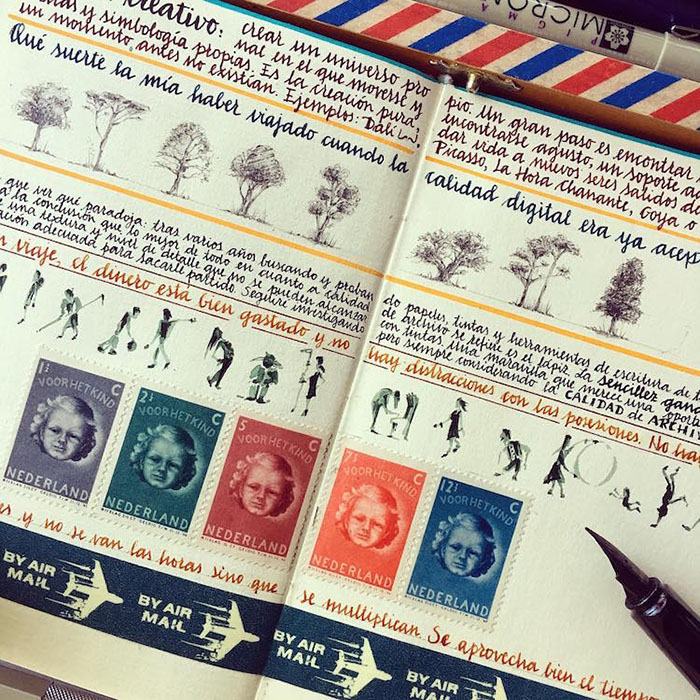 Поранешен инженер ги забележува своите патувања на многу креативен начин