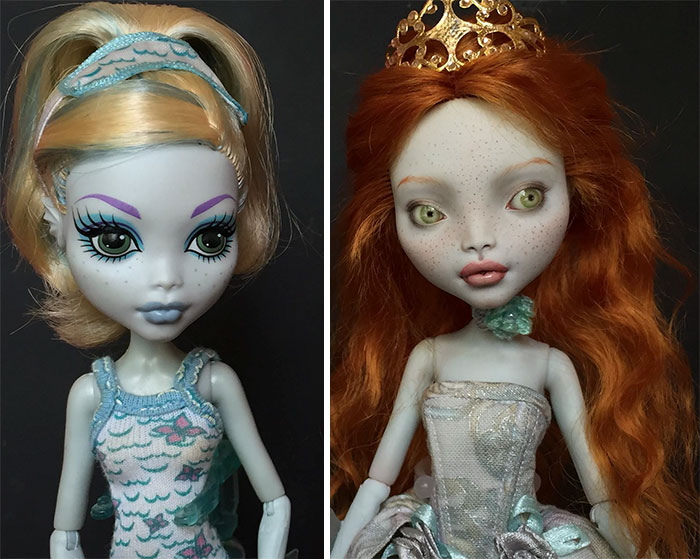 Уметница од Украина прави неверојатни трансформации на кукли