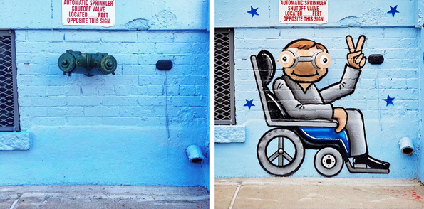Артист од Њујорк им дава нов, инспиративен изглед на здодевните улични објекти