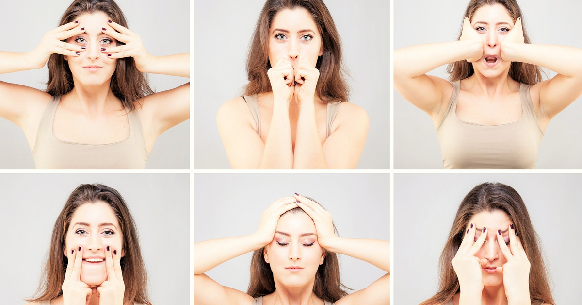 8 јога вежби за лице коишто успешно се борат против брчките